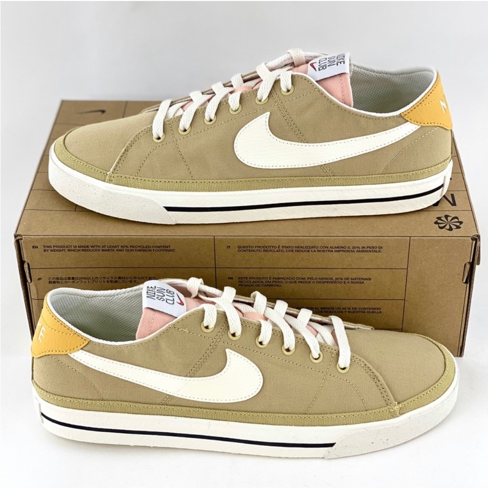 NIB Nike Court Legacy Canvas - Wheat Grass